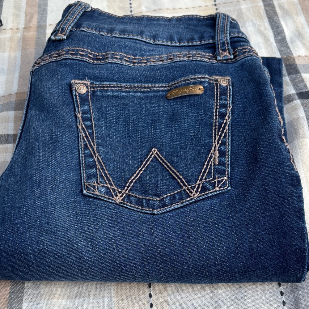 Maurices Dark Blue Boot Cut Jeans